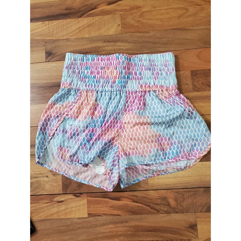 Free People FP Movement The Way Home Printed Shorts Multicolor Size Medium